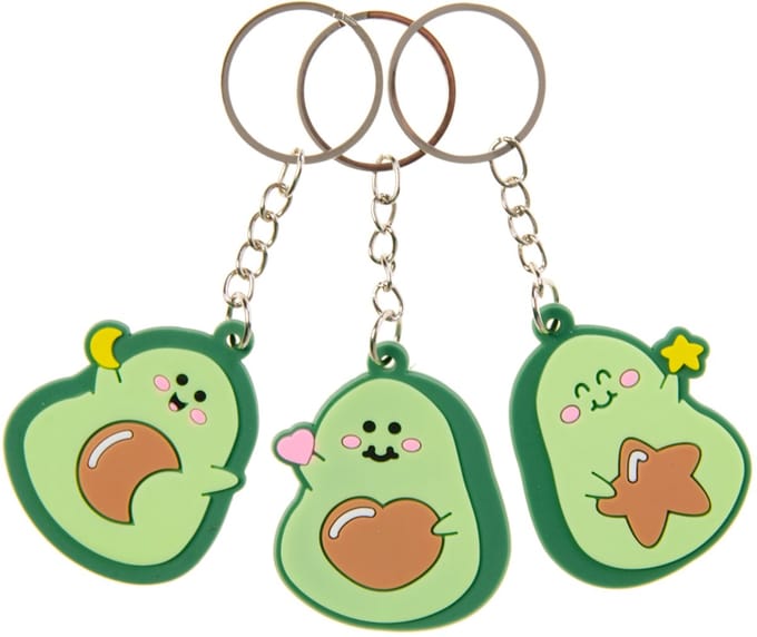 Duckiez Sleutelhanger Avocado - 48 stuks