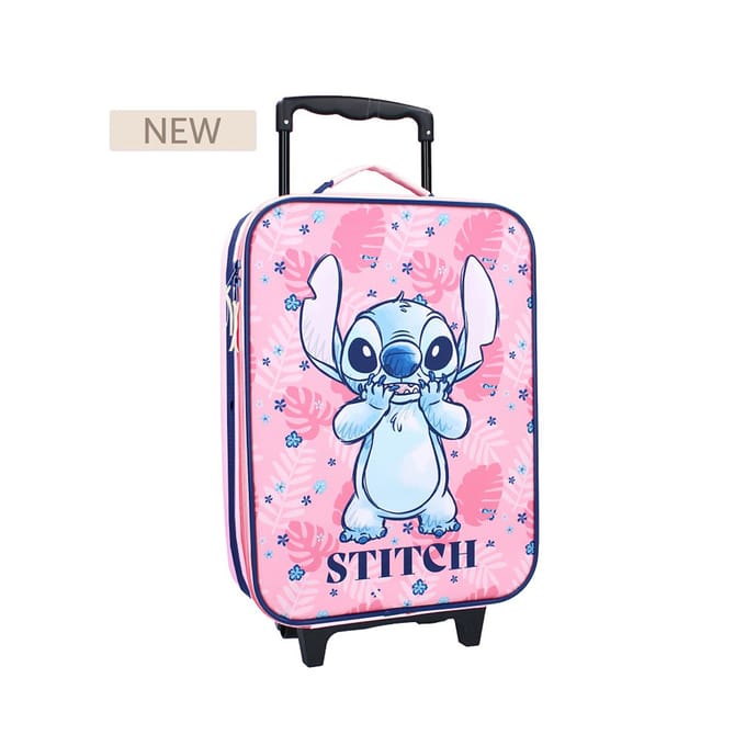 Lilo & Stitch Made To Roll Trolley Koffer - Roze