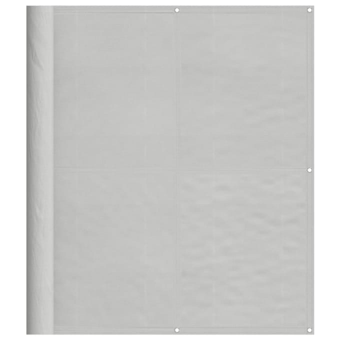 vidaXL - Balkonscherm - 120x400 - cm - 100% - oxford - polyester - lichtgrijs