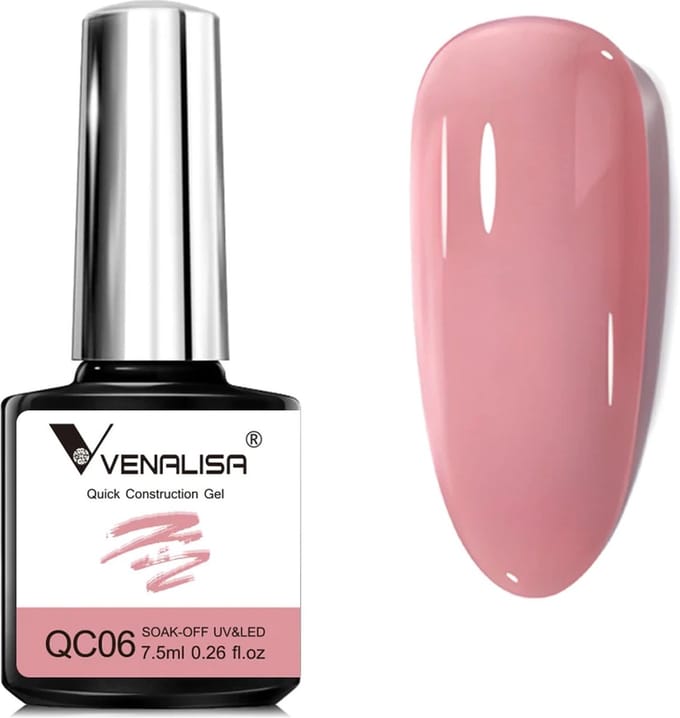 Venalisa BIAB Roze - 7.5 ml - Roze BIAB - Builder Gel - BIAB Nagellak - Builder in a Bottle