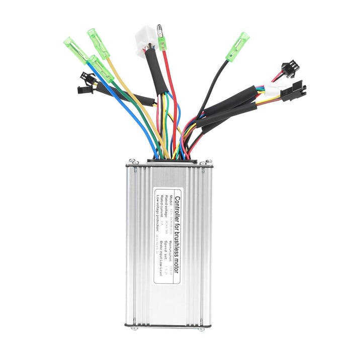 EBike Conversie Accessoire 22A 9 Tubes 36 48V KT22A Alle Normale Koppen Rechthoekige Controller white