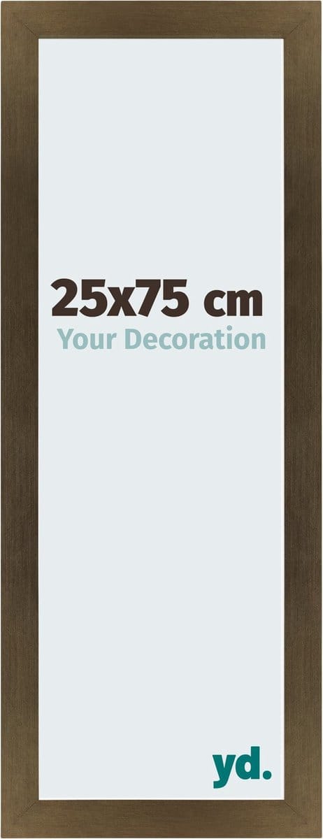 Your Decoration - Fotolijst 25x75 cm - MDF - Brons Decor - Mura