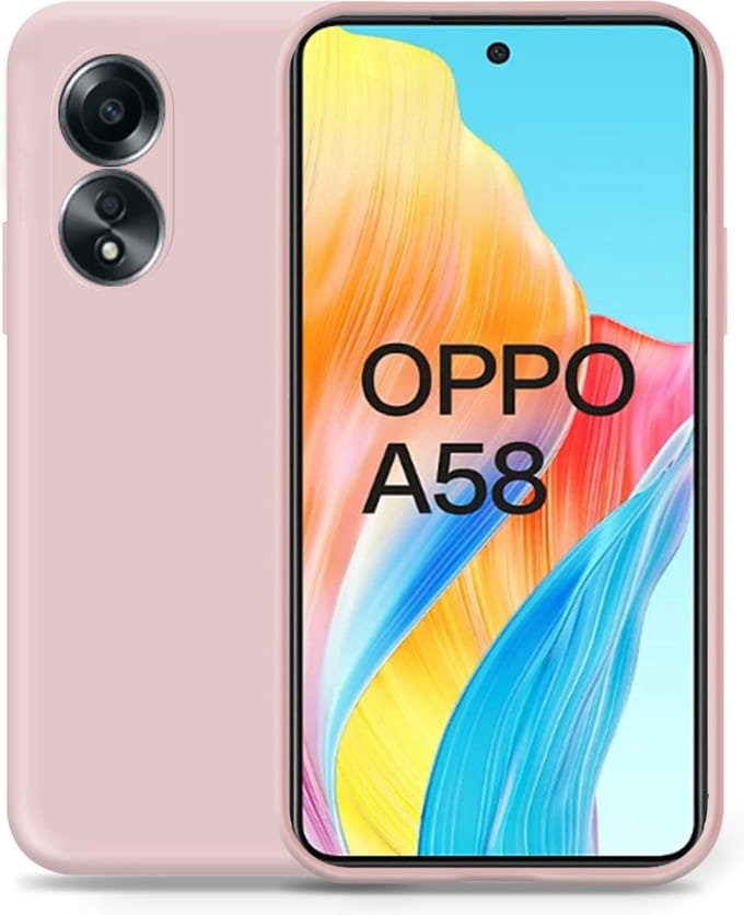 Hoesje geschikt voor OPPO A58 - Liquid Back Case Cover Rose