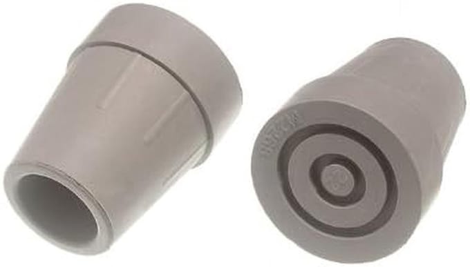 2x Zware Krukstootdoppen Grijs Rubber 22MM voor Stoelpoten