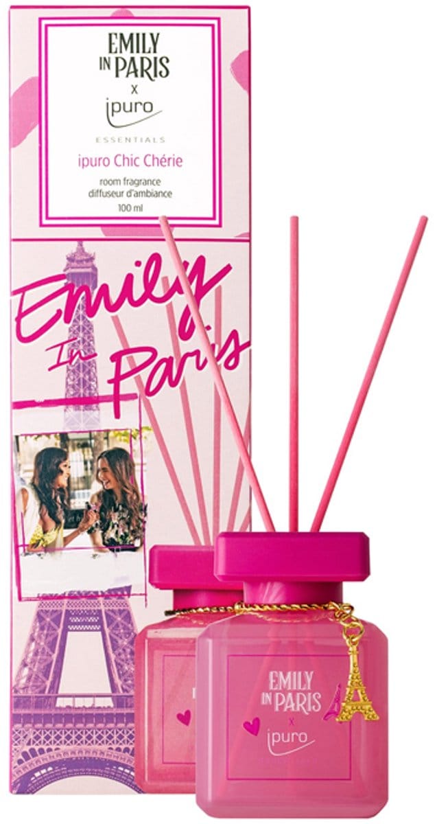 Ipuro - Essentials Emily in Paris - roze - Chic Chérie - 100ml geurstokjes