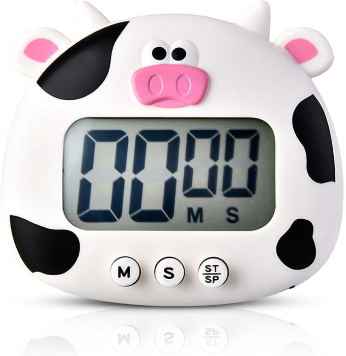Allecto - Digitale Timer - Keuken Timer - Magnetisch Ontwerp - Wit - Countdown Timer - Perfect voor Koken en Bakken - Multifunctioneel