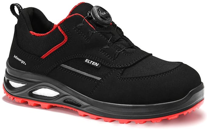 Elten Hannah XXTL Boa Laag S3 742561 - Zwart-Rood - 36