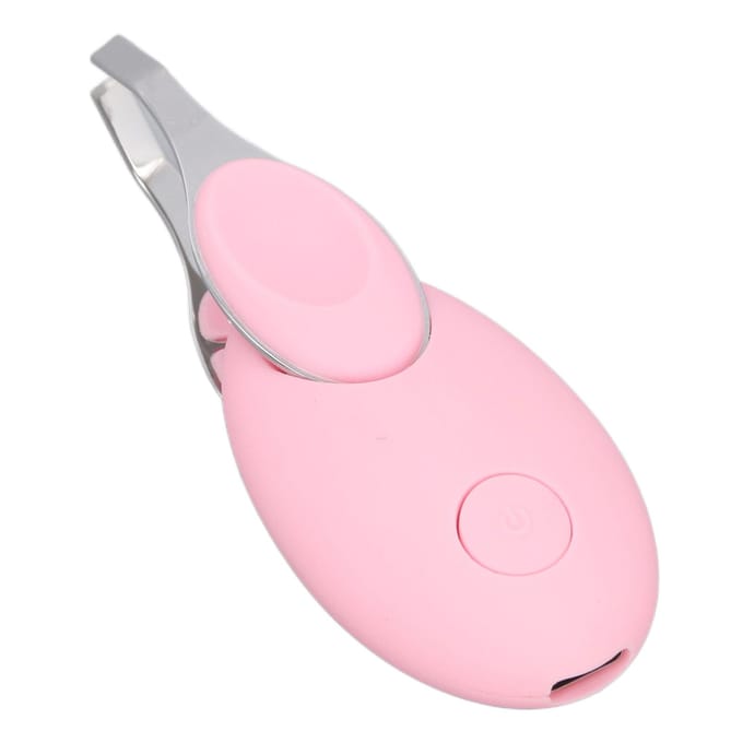 Pince à épiler électrique rechargeable pour sourcils, multifonction rose