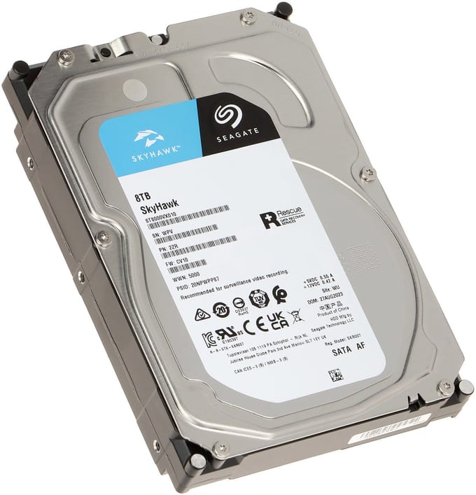 Seagate SkyHawk Serie - Interne harde schijf - 8TB - 3.5 inch - 24/7