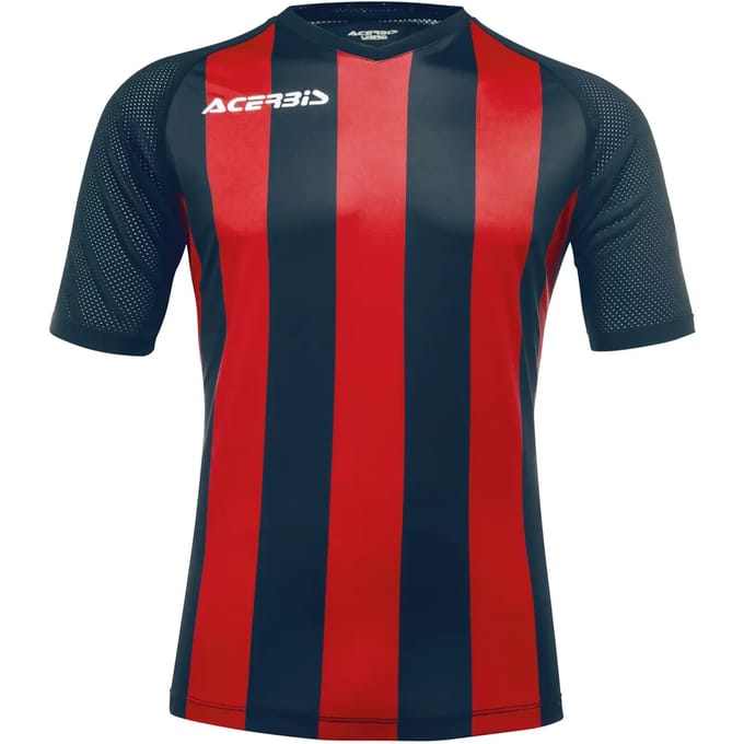 Acerbis Sports JOHAN STRIPED S/SL JERSEY (Sportshirt) BLUE/RED M