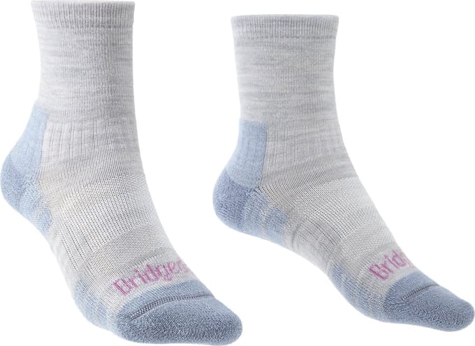 Bridgedale Dames Wandelsokken Quarter Lightweight Grijs
