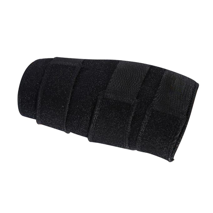 Kuitcompressiebrace Scheenspalk Sleeve Ondersteuning Onderbeenwikkel black