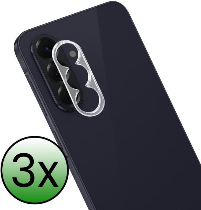 Camera Lens Protector - 3 Stuks Geschikt voor Samsung Galaxy A57 - Camera Screenprotector Beschermglas - Gehard Glas - Tempered Glass - Screen Protector