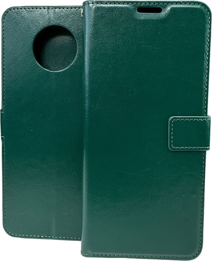 Portemonnee Book Case Hoesje Geschikt voor: Nokia G50 -  groen