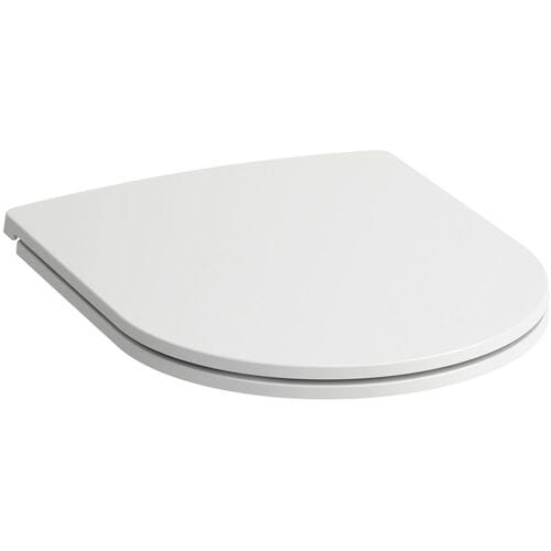 Laufen closetzitting slim 37.4x44.3x5.3cm met deksel afneembaar systeem duroplast wit