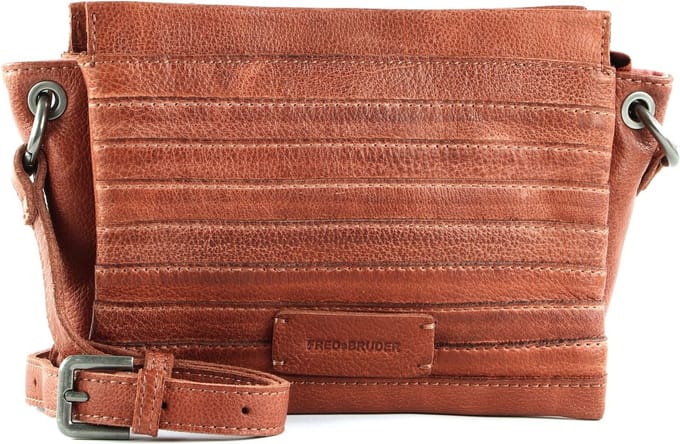 FREDsBRUDER Leren Schoudertas Sky Crossbody Light Terracotta