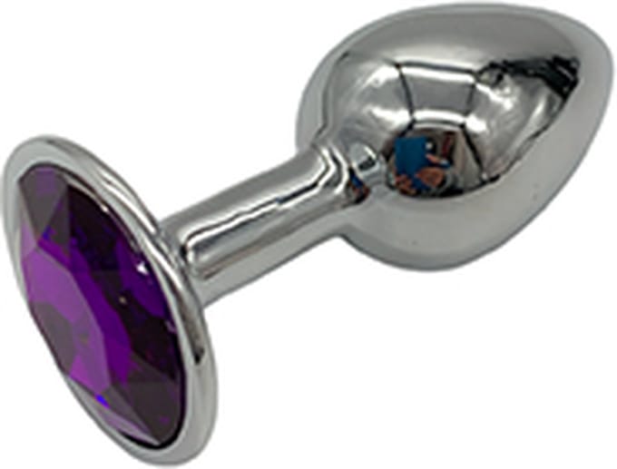 Magic Love buttplug 2,8 cm donker paars