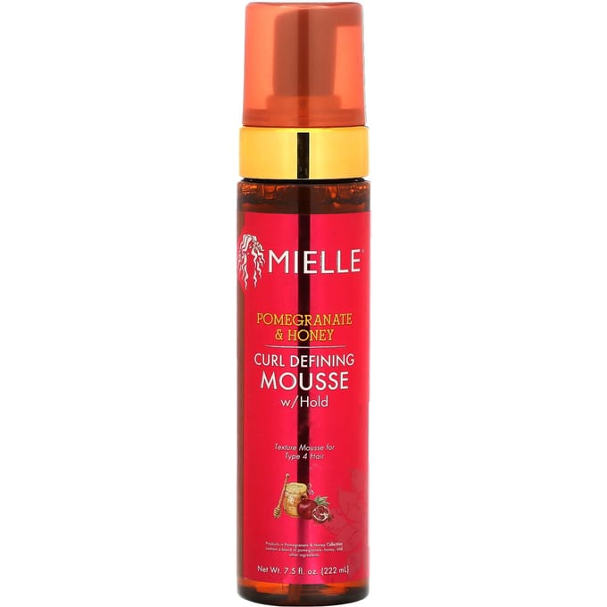 Krul Definiërende Mousse met Fixatie, Granaatappel & Honing, 222 ml (7.5 fl oz) red