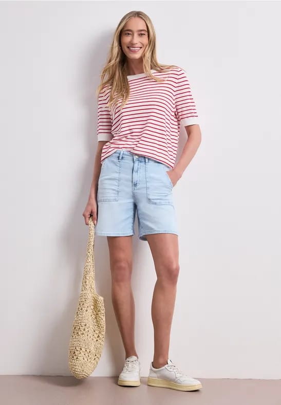 Straight Legs shorts in een casual pasvorm
