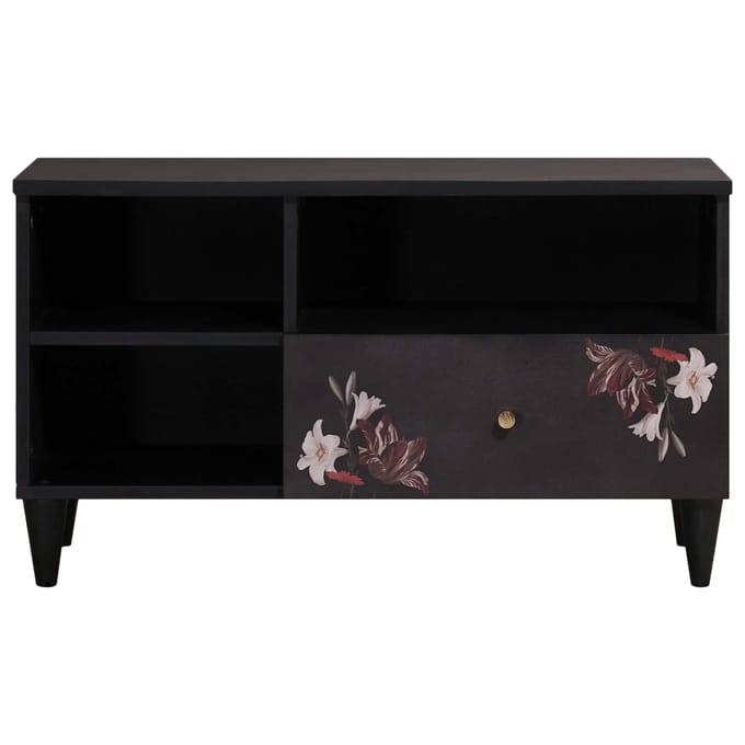 vidaXL - Opbergkasten - Multikleur - 80 - x - 33,5 - x - 46 - cm - Massief - Mango - Hout