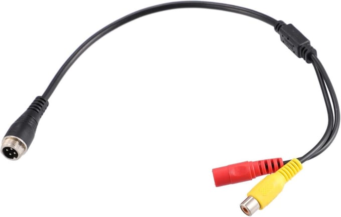 4-pins naar RCA Adapter Kabel voor Auto Camera en Monitor