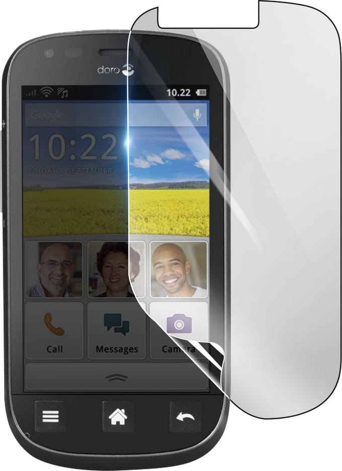 3mk, Geschikt voor Doro Liberto 810, Schokbestendige Hydrogel Screenprotector, Transparant