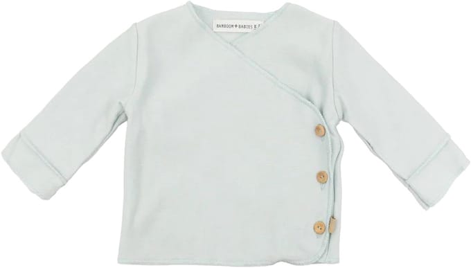 Bamboom Overslagshirt - 1 Mnd - Sky Grey