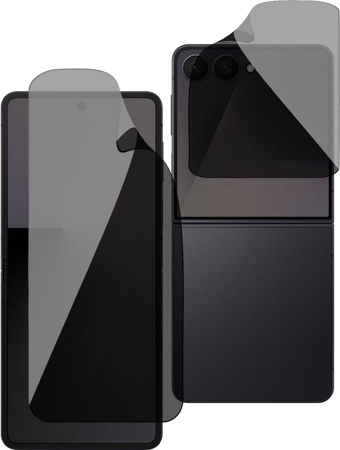 Privacy Screenprotector geschikt voor Samsung Galaxy Z Flip 7 - 1x FlexGuard Screen Protector