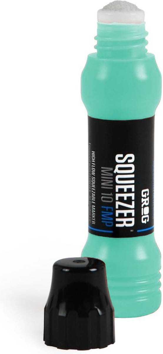 Grog Squeezer Paint Mini Verfstift - Aqua Groen - Schrijfbreedte 10mm Stift