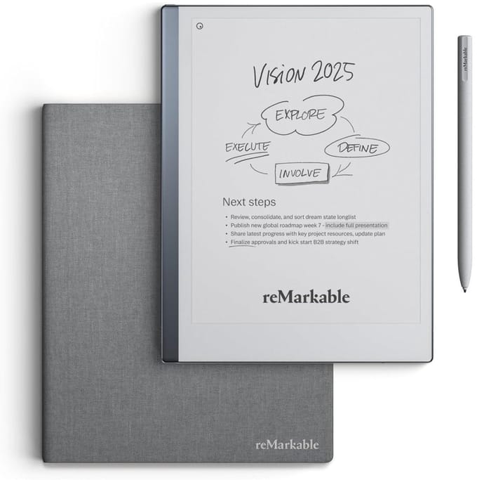 reMarkable 2 Bundle met Marker Basic en Folio Case Grey