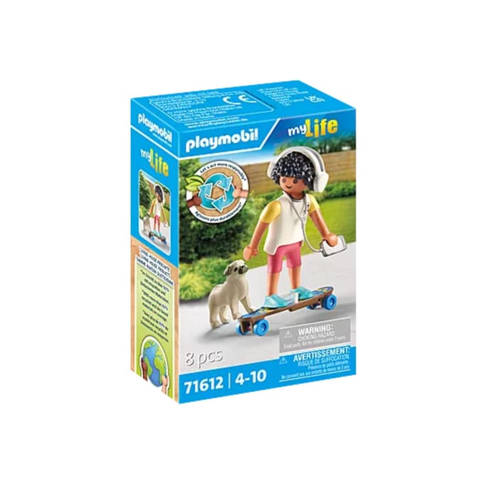 PLAYMOBIL My Life Jongen met hond - 71612