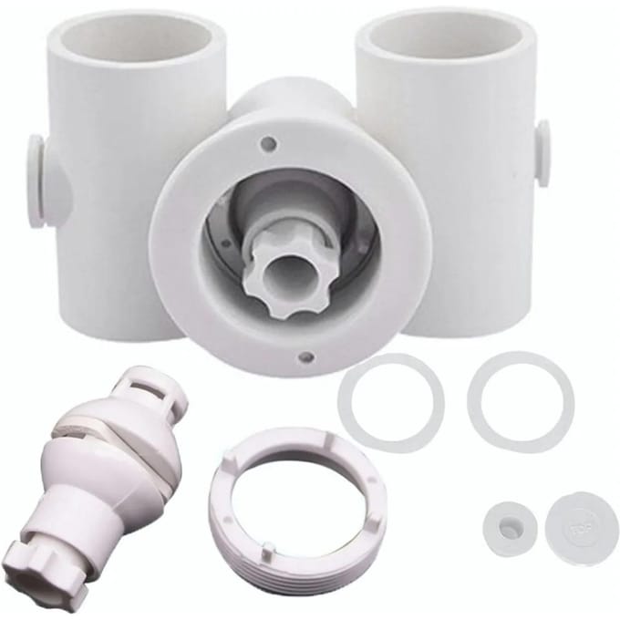 Plastic Zwembad Massage Nozzle Spa Nozzle Zwembad Uitrusting Accessoires white