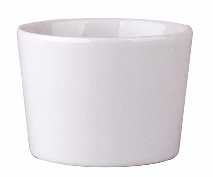 Palmer White Delight Kom - 7,5 cm - Wit - 12 stuks