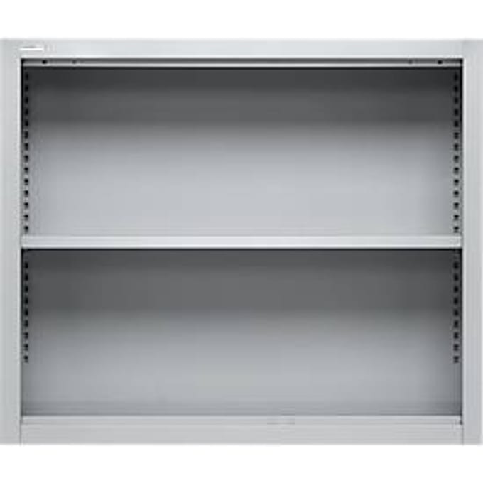 Schäfer Shop Select bovenschap MS, 2 OH, B 950 x D 400 x H 800 mm, plaatstaal, aluminium wit