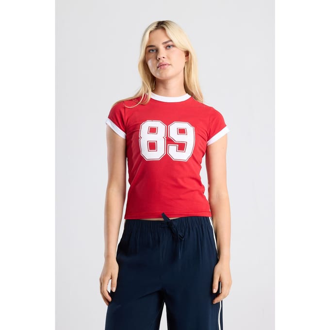 America Today Erica Red/white Taglia: M | Maglie Sportivi Outlet | Donna | Rosso