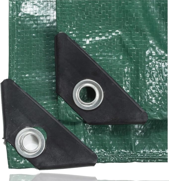 Multifunctioneel 3 x 3 afdekzeil - waterdicht, groen, 200 g/m²