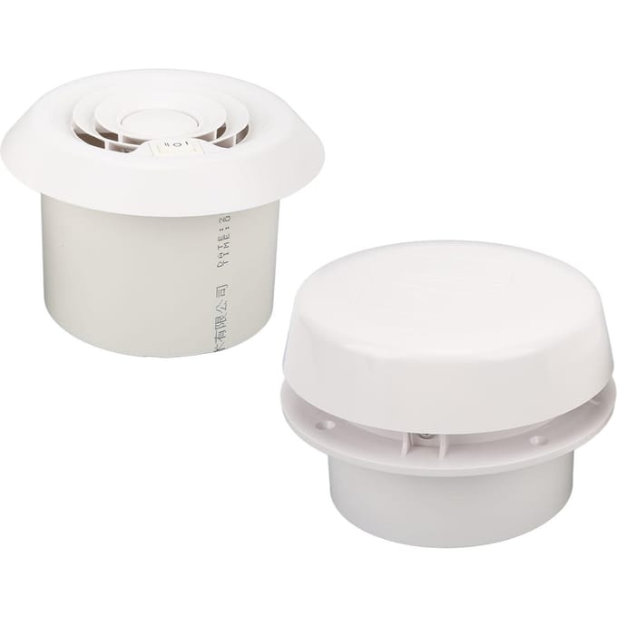 Mini RV Ventilatorkap Wit Rond Geruisloos Drukbestendig Ventilatierooster voor Auto's
