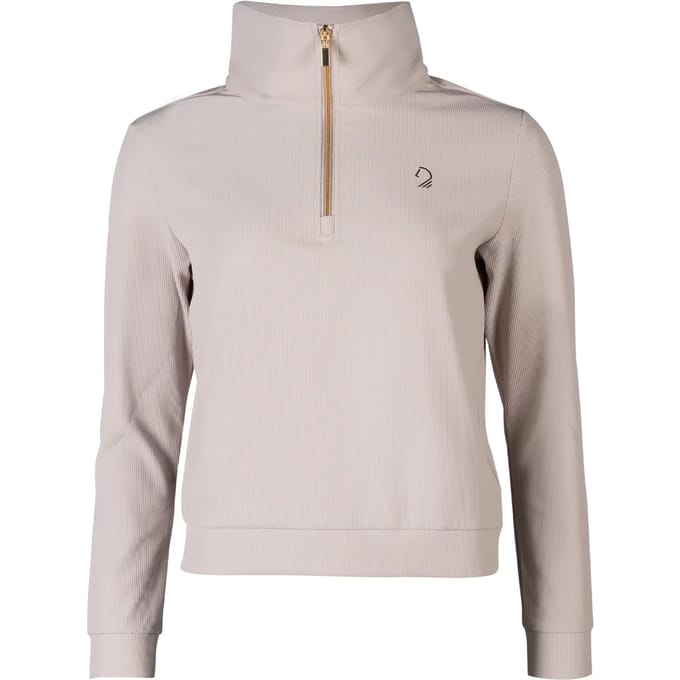 Dames sweatshirt met 1/2 rits Lauria Garrelli Limone