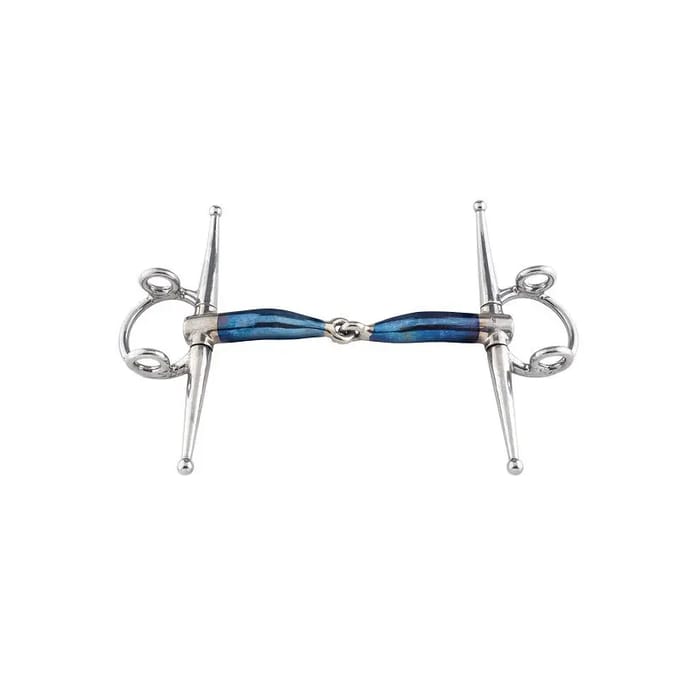 Naaldbit voor paarden Trust Sweet Iron Full Cheek Gag Jointed 16