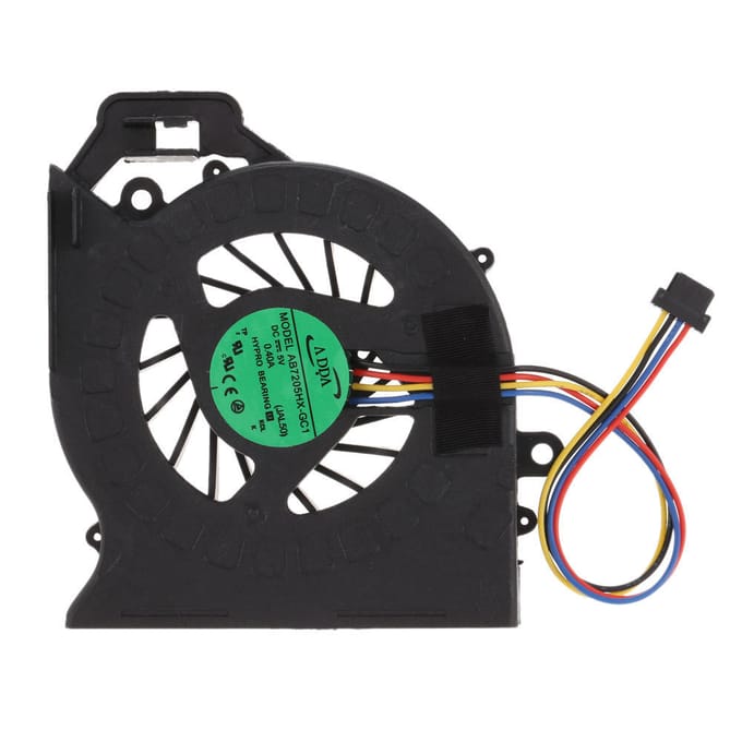CPU-koelventilatorkoeler voor HP Pavilion DV6-6000 DV7-6000 Laptop PC 4-pins 4-draads black