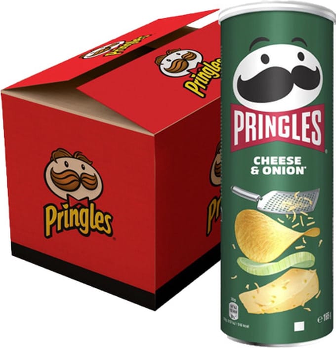 Pringles - Cheese & Onion - 19x 165g