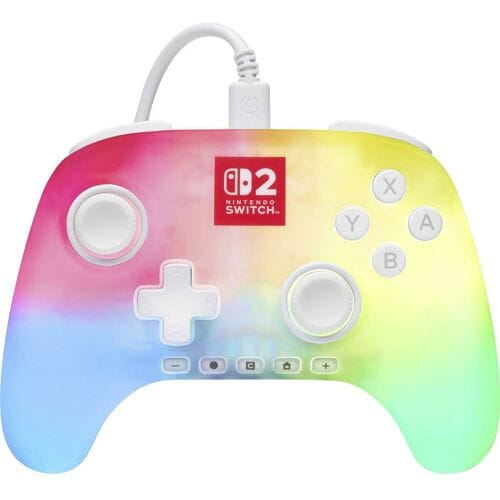 PowerA Advantage Wired Controller for Nintendo Switch 2 with Lumectra - White