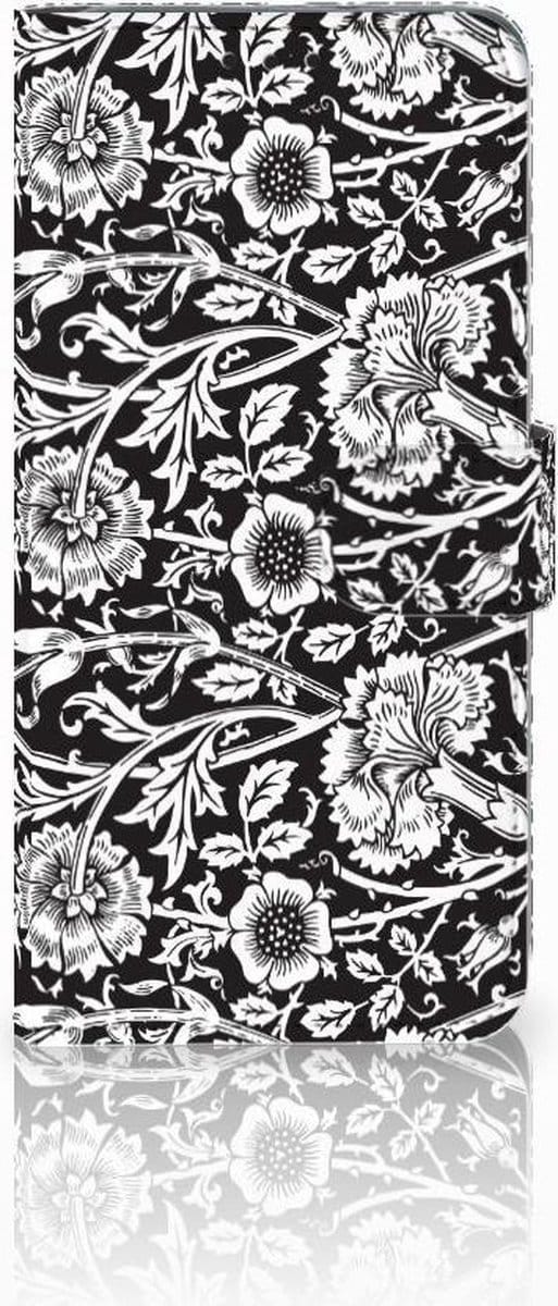 Samsung Galaxy S10 Plus Hoesje Black Flowers