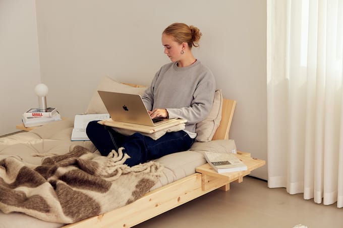 Karup - BFF tafel - 101 blank gelakt - transparant