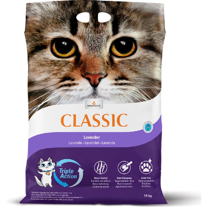 2x14kg Dubbelpak: Extreme Classic Kattenbakvulling met Lavendelgeur