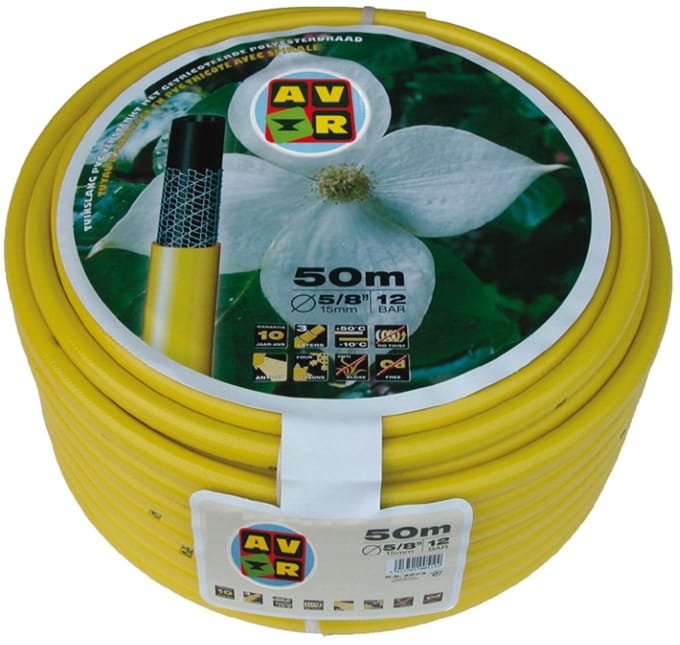 Talen Tools - Tuinslang - Getricoteerd - High Twist Resistant - 3/4 inch - 25 meter - Geel