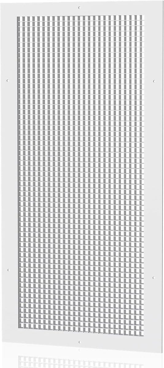 Aluminium Ventilatie Rooster Terugslagklep Wit - Vierkant & Rechthoekige Maten