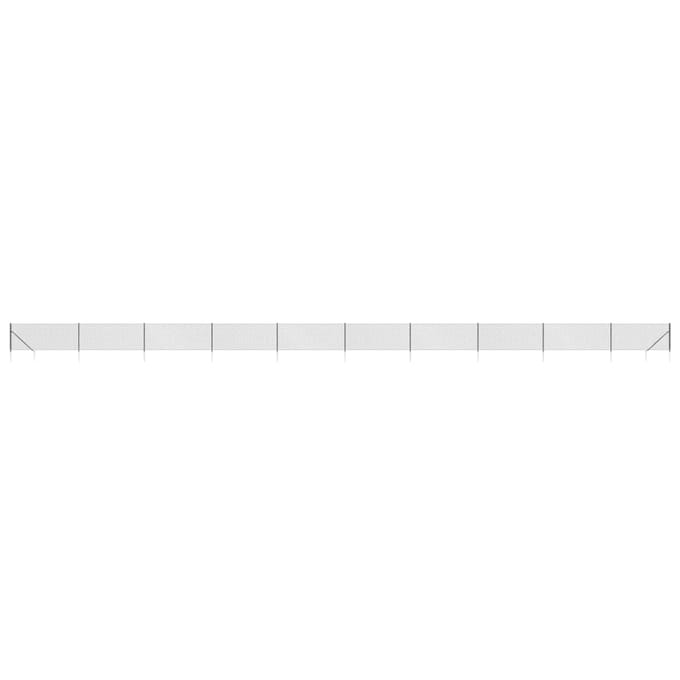 vidaXL - Gaashek - met - grondankers - 1,1x25 - m - antracietkleurig