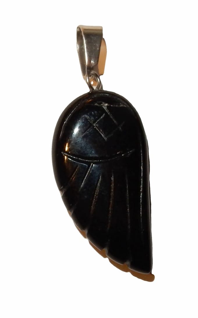 Engelen Vleugel Hanger Onyx