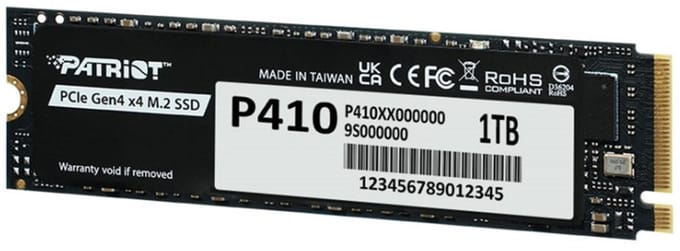 Patriot Memory P410 1 TB M.2 PCI Express NVMe